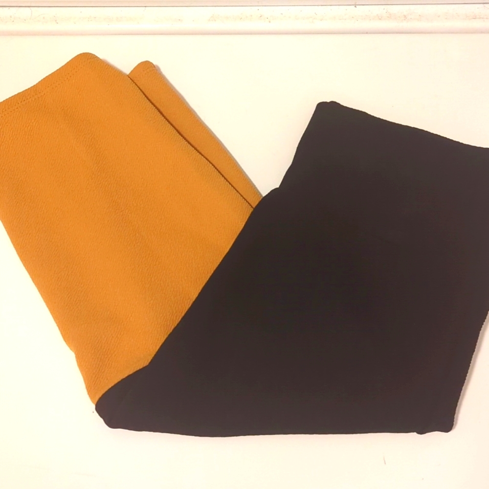 Super stretchy XS lularoe color block fitted pencil skirt